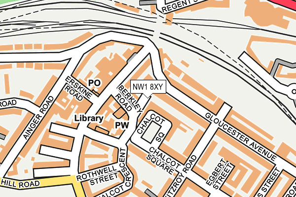 NW1 8XY map - OS OpenMap – Local (Ordnance Survey)