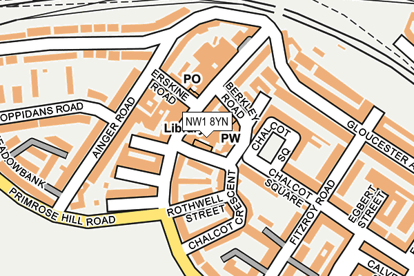 NW1 8YN map - OS OpenMap – Local (Ordnance Survey)
