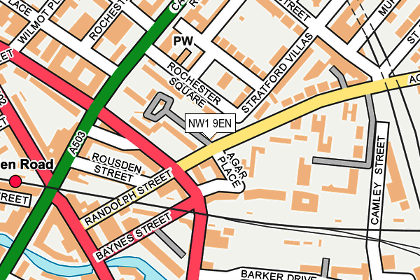 NW1 9EN map - OS OpenMap – Local (Ordnance Survey)