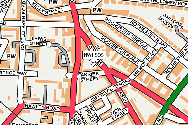 Map of 5 LAUDERDALE ROAD (MAIDA VALE) RESIDENTS MANAGEMENT LIMITED at local scale