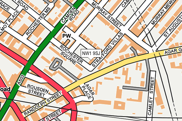 NW1 9SJ map - OS OpenMap – Local (Ordnance Survey)