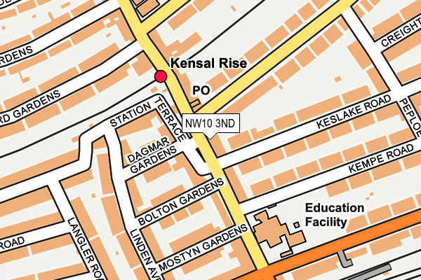 Map of KALISHARO BUILD AND CONSTRUCTION LTD at local scale