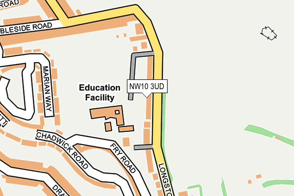 Map of HONEYJET LIMITED at local scale