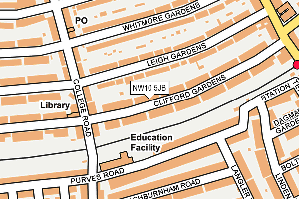 Map of DEMBLEBY EXPERTISE LTD at local scale
