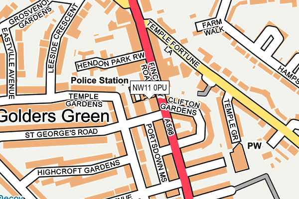 Map of NEW OXFORD HOUSE LIMITED at local scale