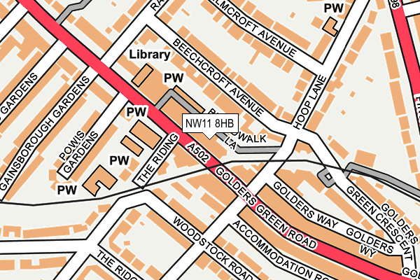 Map of EDITE LONDON LTD at local scale