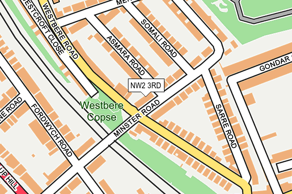 NW2 3RD map - OS OpenMap – Local (Ordnance Survey)