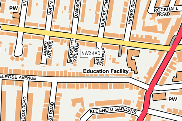 Map of DEVONIA LONDON LTD at local scale