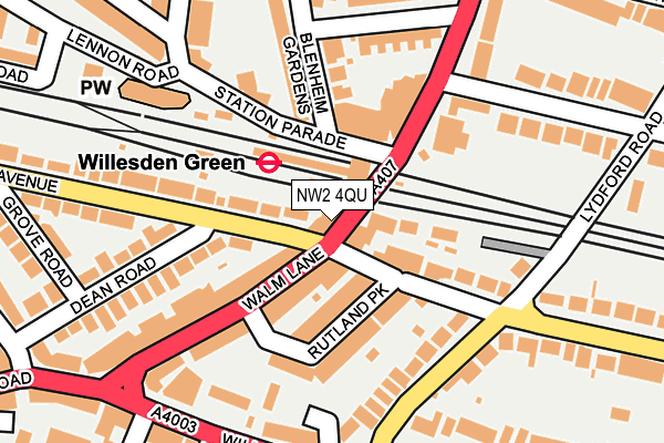 Map of SUPERSAVE (WILLESDEN) LTD at local scale