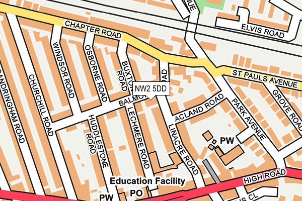 Map of JOHNSTONE TRADING LIMITED at local scale