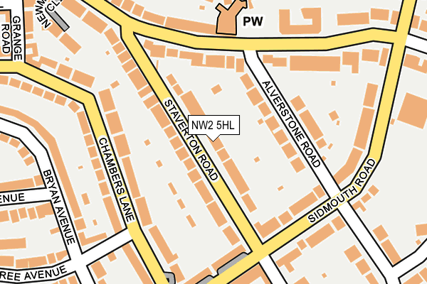 Map of STRANDVIEW LIMITED at local scale