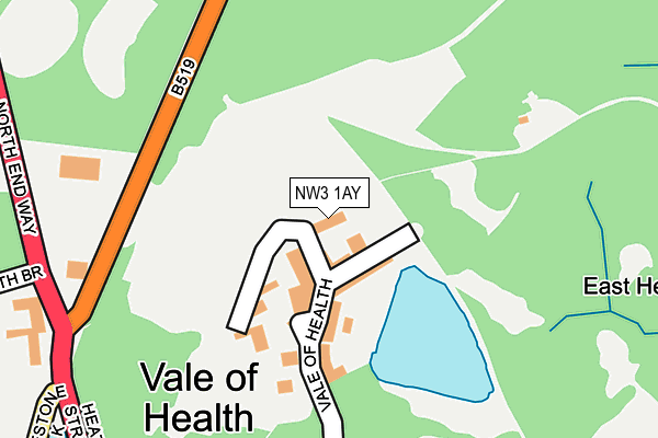 Map of VOH LIMITED at local scale
