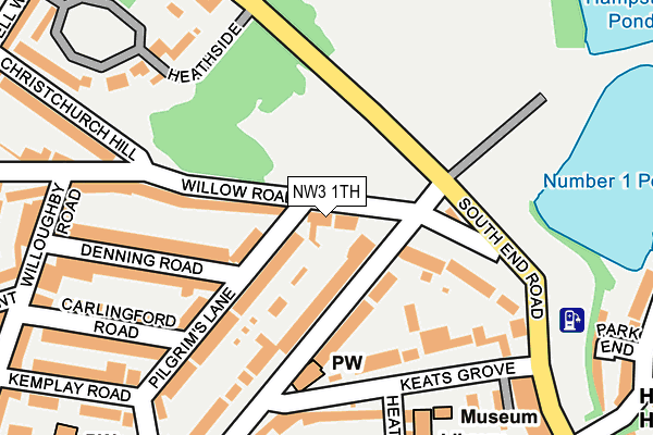 NW3 1TH map - OS OpenMap – Local (Ordnance Survey)