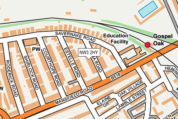 Map of LOWNDES PLACE LTD at local scale