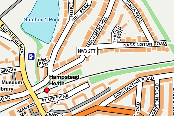 NW3 2TT map - OS OpenMap – Local (Ordnance Survey)