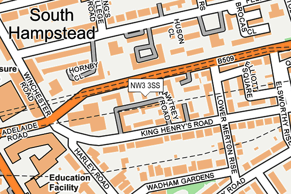 Map of 265 ROYAL COLLEGE STREET FREEHOLD LIMITED at local scale