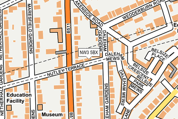Map of 2 NUTLEY TERRACE RESIDENTS ASSOCIATION LIMITED at local scale