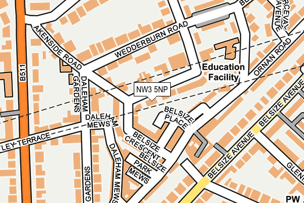 Map of MOSEY DIGITAL LTD at local scale