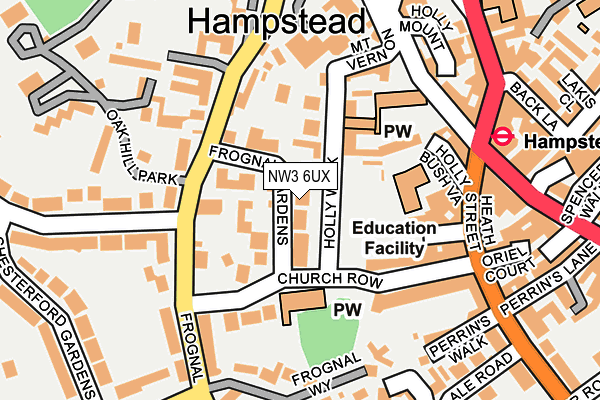 Map of MIDDLE FARM SHOP LIMITED at local scale