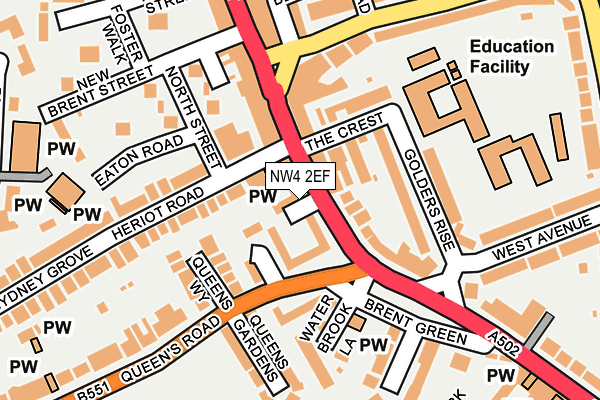 Map of FIRMWOOD LIMITED at local scale
