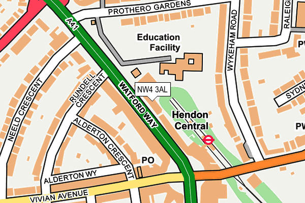 Map of 2710 LONDON LTD at local scale