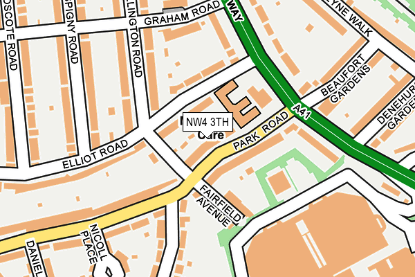 Map of VEE FITNESS LTD at local scale