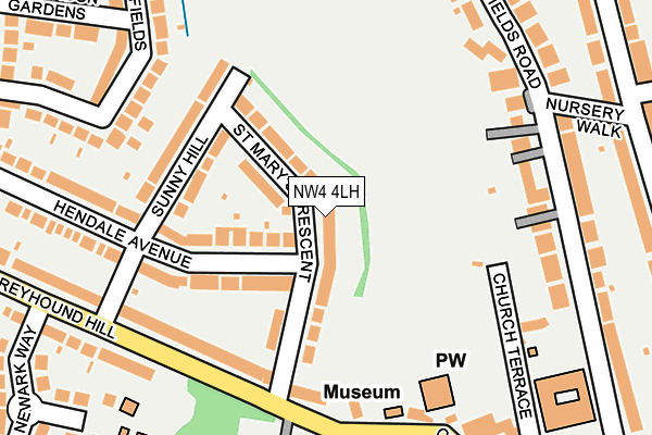 Map of DJWP LTD at local scale