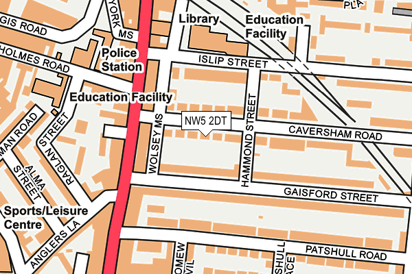 Map of 17 CAVERSHAM ROAD (FREEHOLD) LIMITED at local scale