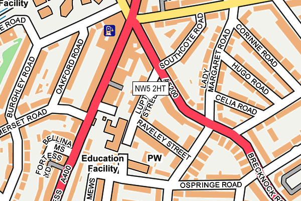 NW5 2HT map - OS OpenMap – Local (Ordnance Survey)