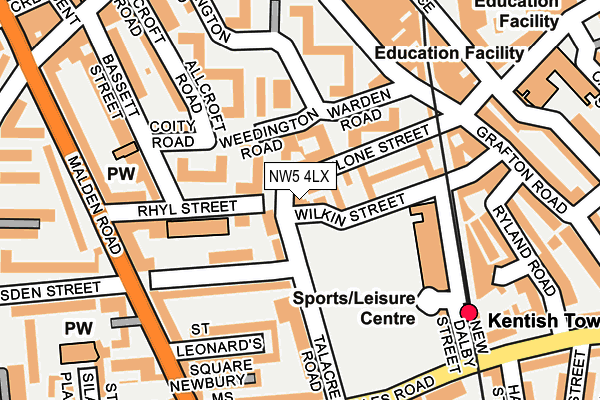 Map of DANIEL THOMPSON CONSULTANCY SERVICES LTD at local scale