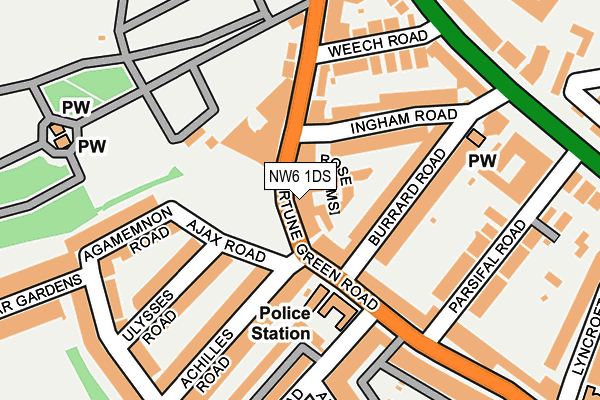 Map of PLU TAXI LTD at local scale