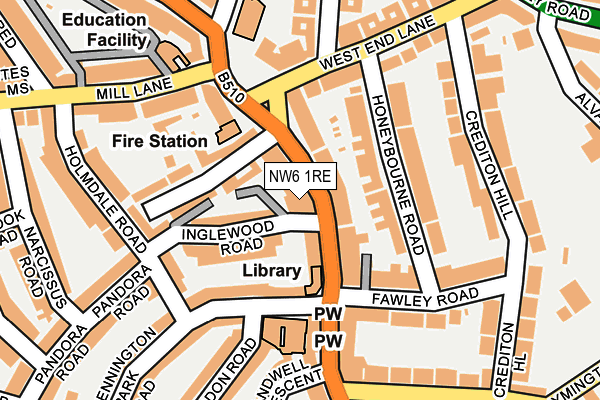 Map of BRENCHLEY HOUSE MAIDSTONE LIMITED at local scale