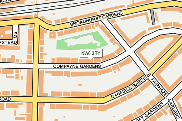 Map of IRIE CONSULTING LTD at local scale
