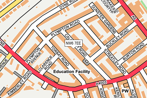 Map of PARK COMMUNICATIONS CONSULTANCY LTD at local scale