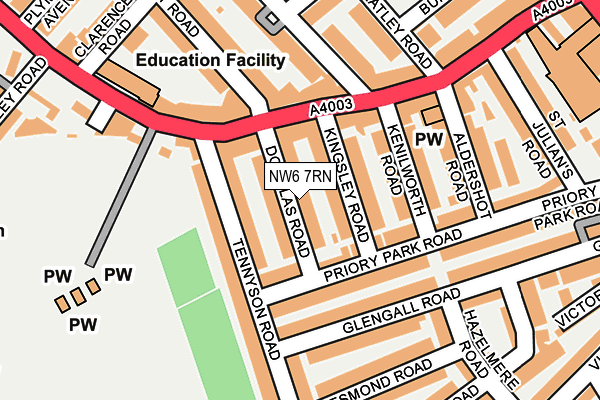 Map of 19 DOUGLAS ROAD LIMITED at local scale