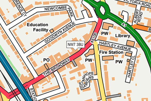 Map of MHILL TRADING LIMITED at local scale