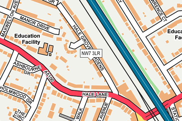 Map of OXHEY LANE DEVELOPMENTS LIMITED at local scale