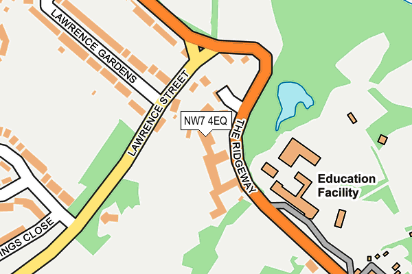 NW7 4EQ map - OS OpenMap – Local (Ordnance Survey)
