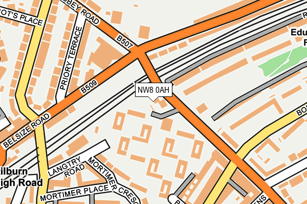 NW8 0AH map - OS OpenMap – Local (Ordnance Survey)