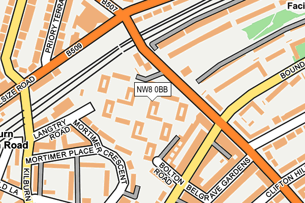 NW8 0BB map - OS OpenMap – Local (Ordnance Survey)