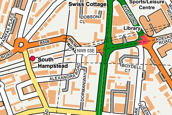 NW8 0SE map - OS OpenMap – Local (Ordnance Survey)