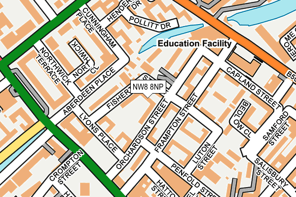 Map of MERCURY LIVING LTD at local scale