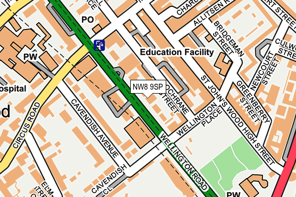 Map of HEADINGTON OXFORD TWO LIMITED at local scale