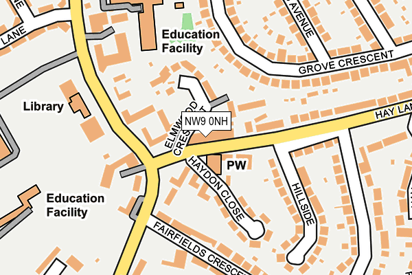 Map of WEMBLEY BEER LTD at local scale