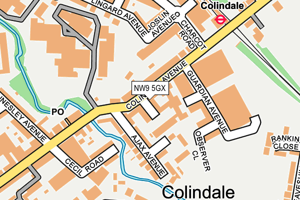 Map of 3 DELIS LIMITED at local scale