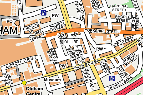 Map of SPEEDYMEDICALS LTD at local scale