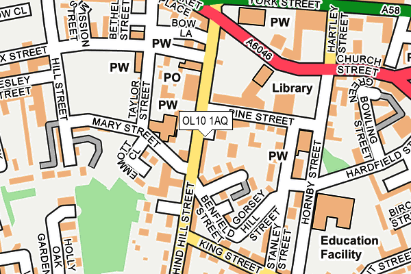 Map of ARCHWAY BUILDING SERVICES LLP at local scale