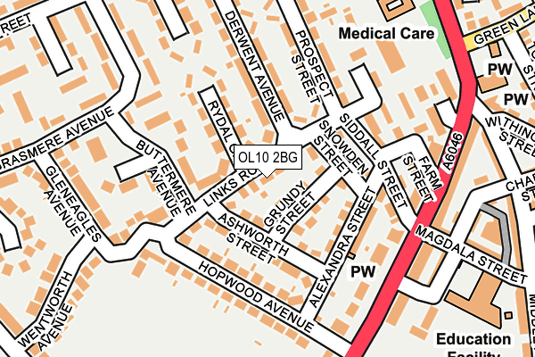 Map of A4 ACCOUNTANCY LTD at local scale