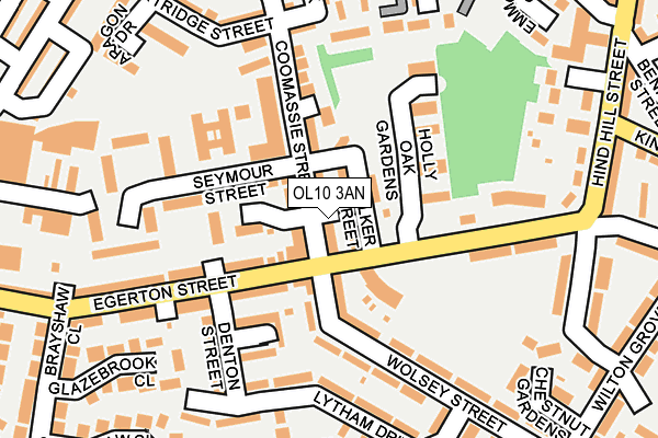 OL10 3AN map - OS OpenMap – Local (Ordnance Survey)