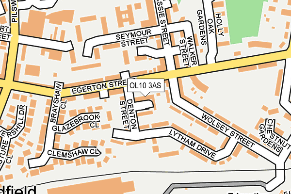 OL10 3AS map - OS OpenMap – Local (Ordnance Survey)